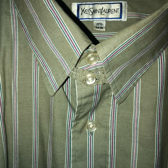 Yves Saint Laurent Men’s Button Down Shirt - Picture 4 of 6